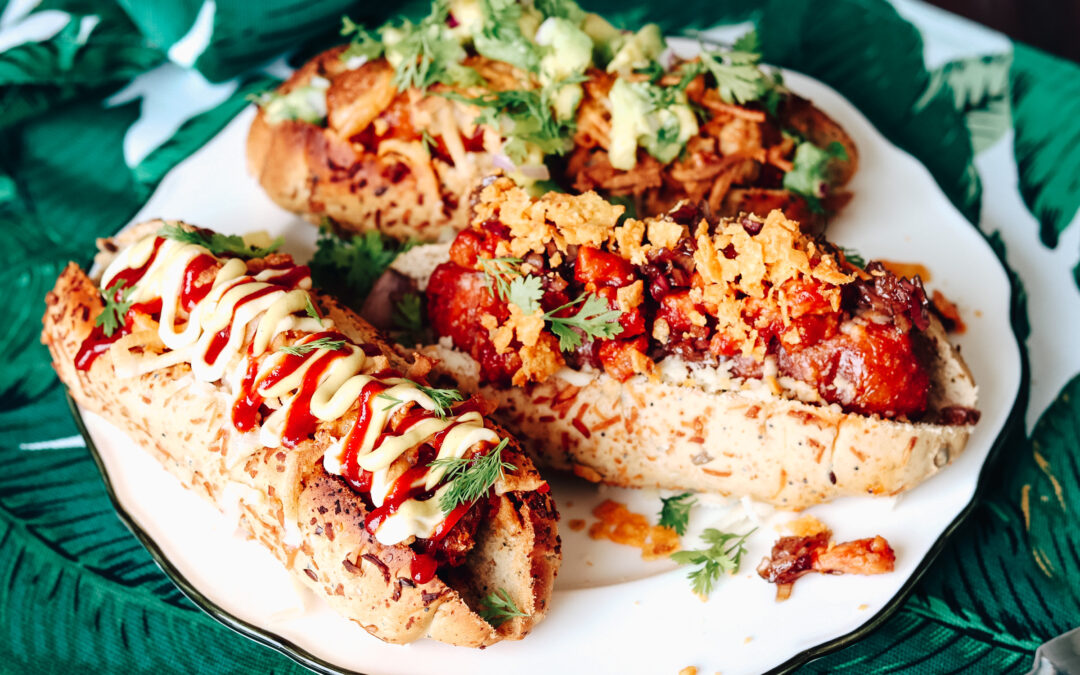 Hot Dog Vegetarianos Hechos en Casa