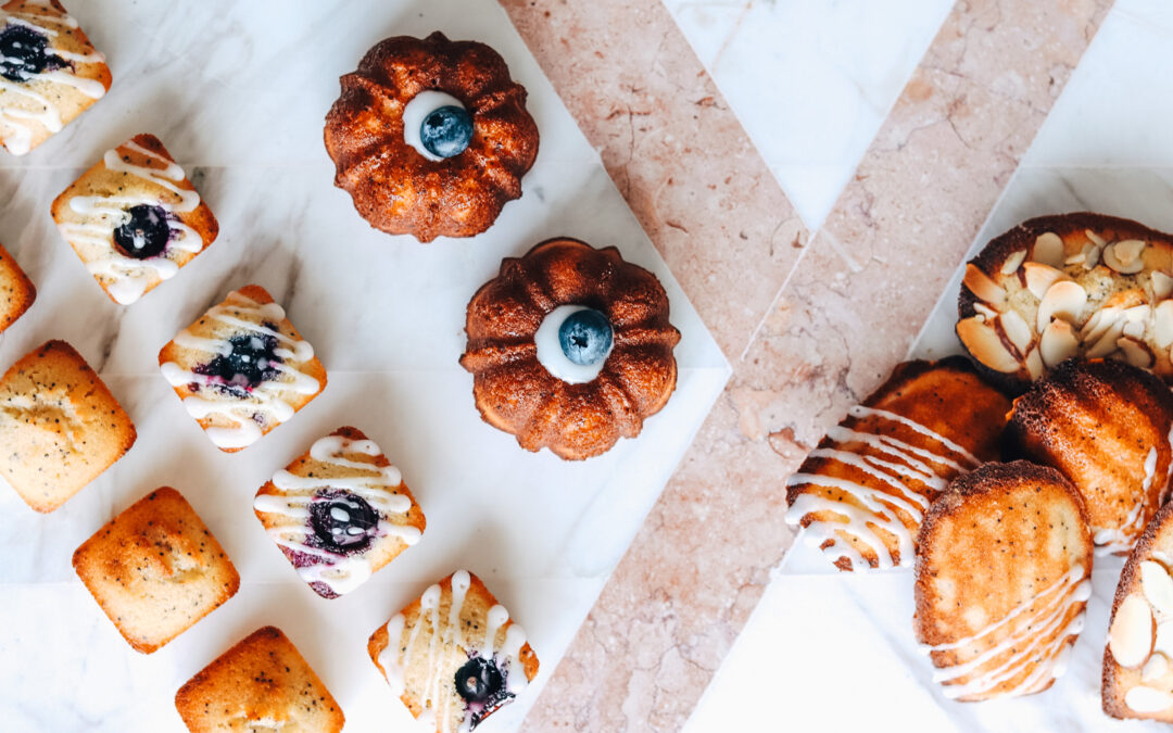 Financiers de Limón y Amapola