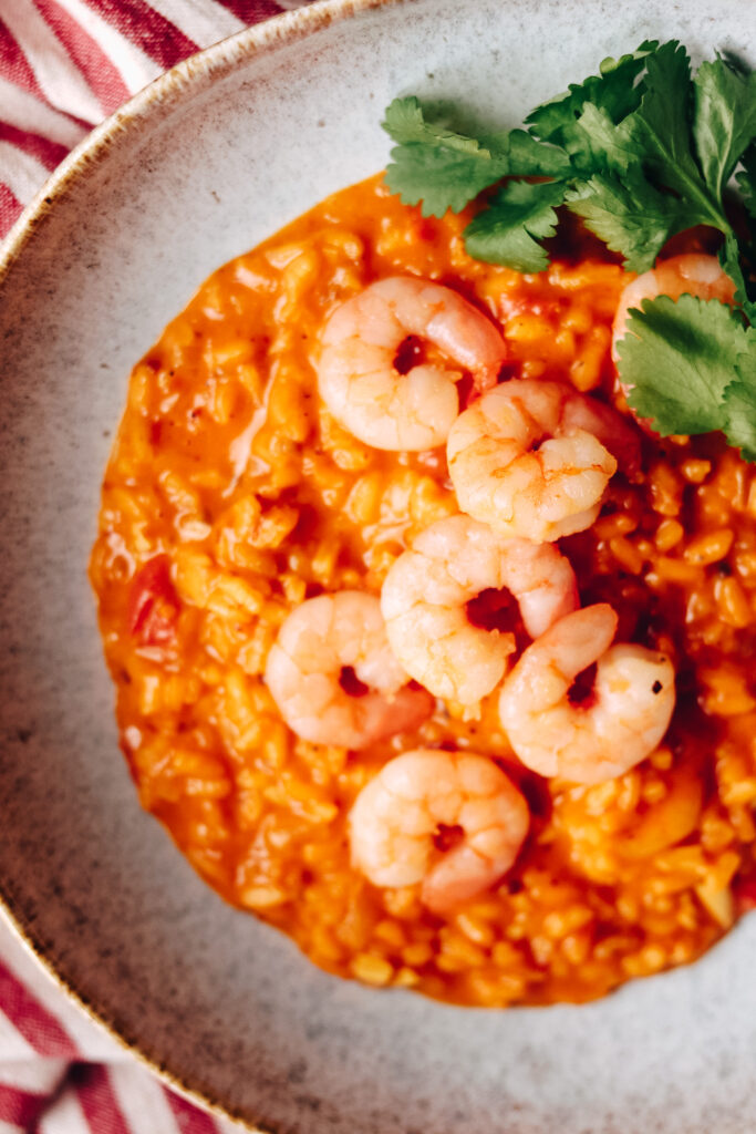 Risotto Cremoso de Camarones | Valentina Cocina